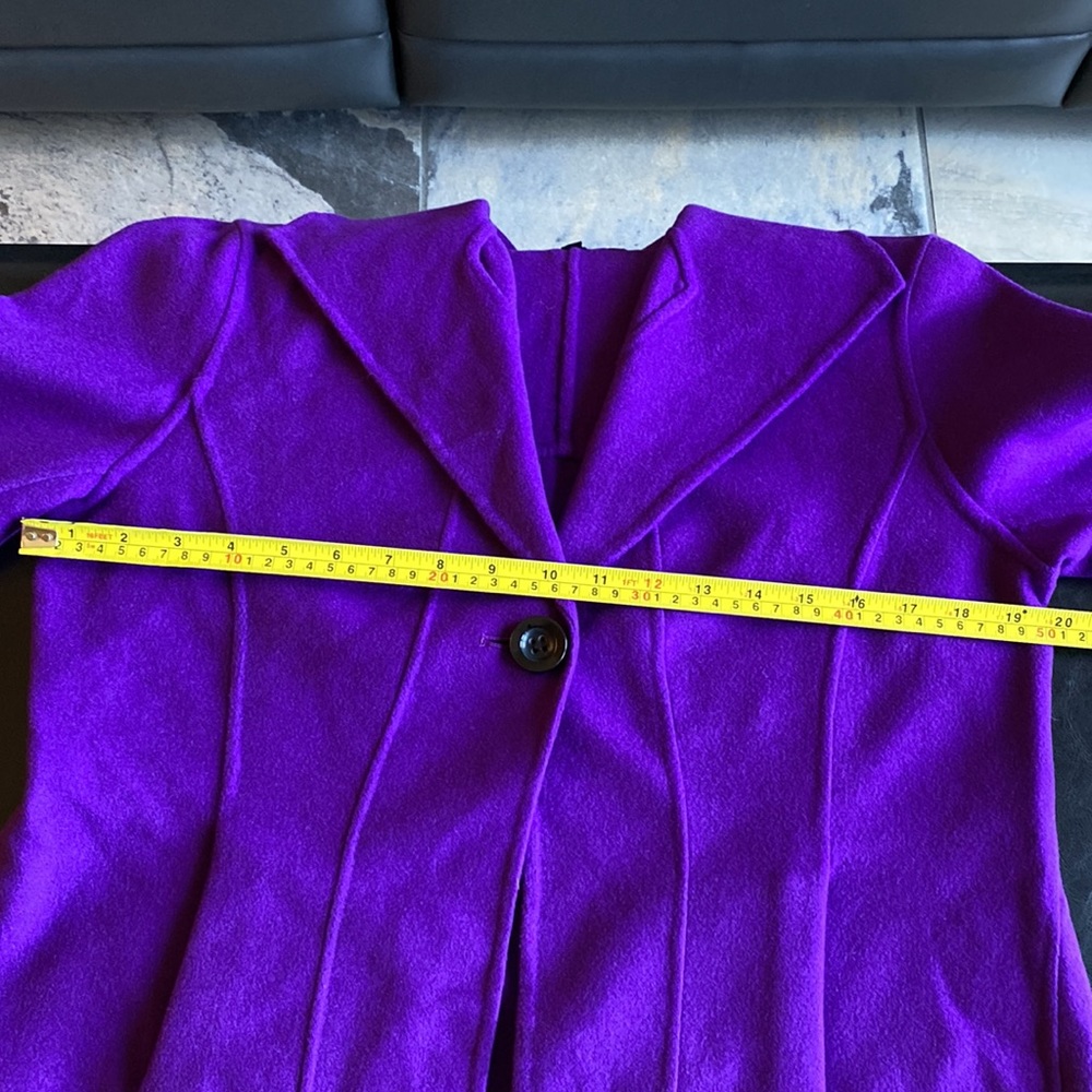Jones New York Purple Soft Wool Blazer - Size Medium - Picture 7 of 11